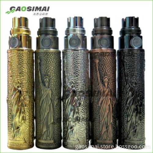 Unique electronic cigarette recharge ego battery for Statue of Liberty